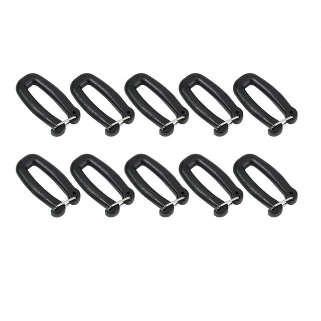 10 ganchos para correas de cincha, hebillas de liberación rápida, ganchos para llavero. 25 CM