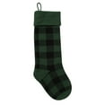 thumbnail image 3 of 2 Pcs Christmas Stockings,18.1Inch Plaid Knit Christmas Stockings for Mantel Fireplace Hanging Decor,Large Acrylic Cable Knitted Stocking Decorations Socks for Christmas, 3 of 8