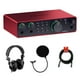 thumbnail image 1 of Paquete de interfaz de audio Focusrite Scarlett 2i2 USB-C de cuarta generación, 1 of 9