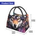 thumbnail image 2 of Fotbe Colorful Wolf Head A Bolsa Térmica Portátil con Estampado, Bolsa de Entrega de Alimentos Aislada, Bolsa Reutilizable de Gran Capacidad para Comidas y Supermercado, 2 of 6
