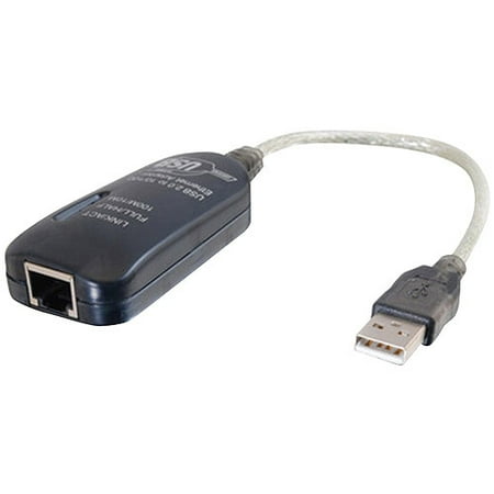 C2G USB 2.0 Fast Ethernet Adapter Cable, 7.5"