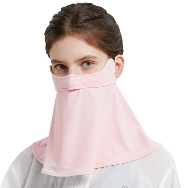 Mujeres cuello polaina Banadana cubierta de la cara bufanda cubierta protectora de la boca