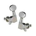 thumbnail image 2 of MesaSe Guitar String Tuning Pegs Tuning Machines  Machine Heads Tuning Keys Oval Button 6 Right for Electric Guitar or Acoustic Guitar Chrome Black, 2 of 7