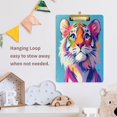 thumbnail image 6 of Acrylic Writing Board Silver12.5*9 Inch Clipboards Transparent Acrylic Material Suitable For Office Classroom Teachers Fashion Bloggers Stationery Enthusiasts Rainbow Tiger Cub, 6 of 9