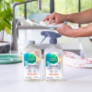 Seventh Generation Power+ Foaming Dish Spray Dishwashing Liquid Soap, Mandarin Orange Scent, 16 fl oz