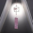 thumbnail image 1 of Wuffmeow Japanese style hand-painted sakura glass wind chimes, home garden and office ornaments wind chimes, blessings, gifts, good wishes, 1 of 6