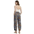 thumbnail image 6 of MINTREUS Womens Baggy Wide Leg Harem Pants Casual Elastic Waisted Palazzo Pants with Pockets, 6 of 7