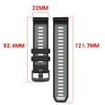 thumbnail image 5 of XiHAMA Band Compatible with Garmin Forerunner 970 955 945 965 etc Watch - Soft Silicone Replacement Watch Band Strap for Forerunner745 935 Smart Watch for Women Men, 5 of 12