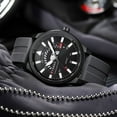 thumbnail image 5 of CURREN Mens Watches Top Brand Luxury Quartz Watch Men Fashion Casual Silicone Strap Clock Small Dial Decoration Sport Watch, 5 of 6