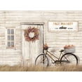 thumbnail image 2 of Deiter, Lori 18x15 Gold Ornate Wood Framed with Double Matting Museum Art Print Titled - Pumpkin Bicycle, 2 of 4