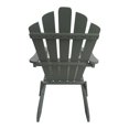thumbnail image 6 of CoSoTower Outdoor or indoor Wood Adirondack Chair, Foldable, Grey, 6 of 8
