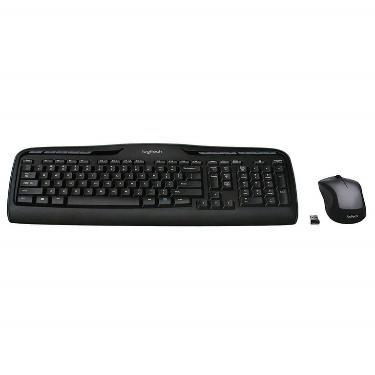 Prevención fibra Melódico Logitech Wireless Combo MK335 - keyboard and mouse - Walmart.com
