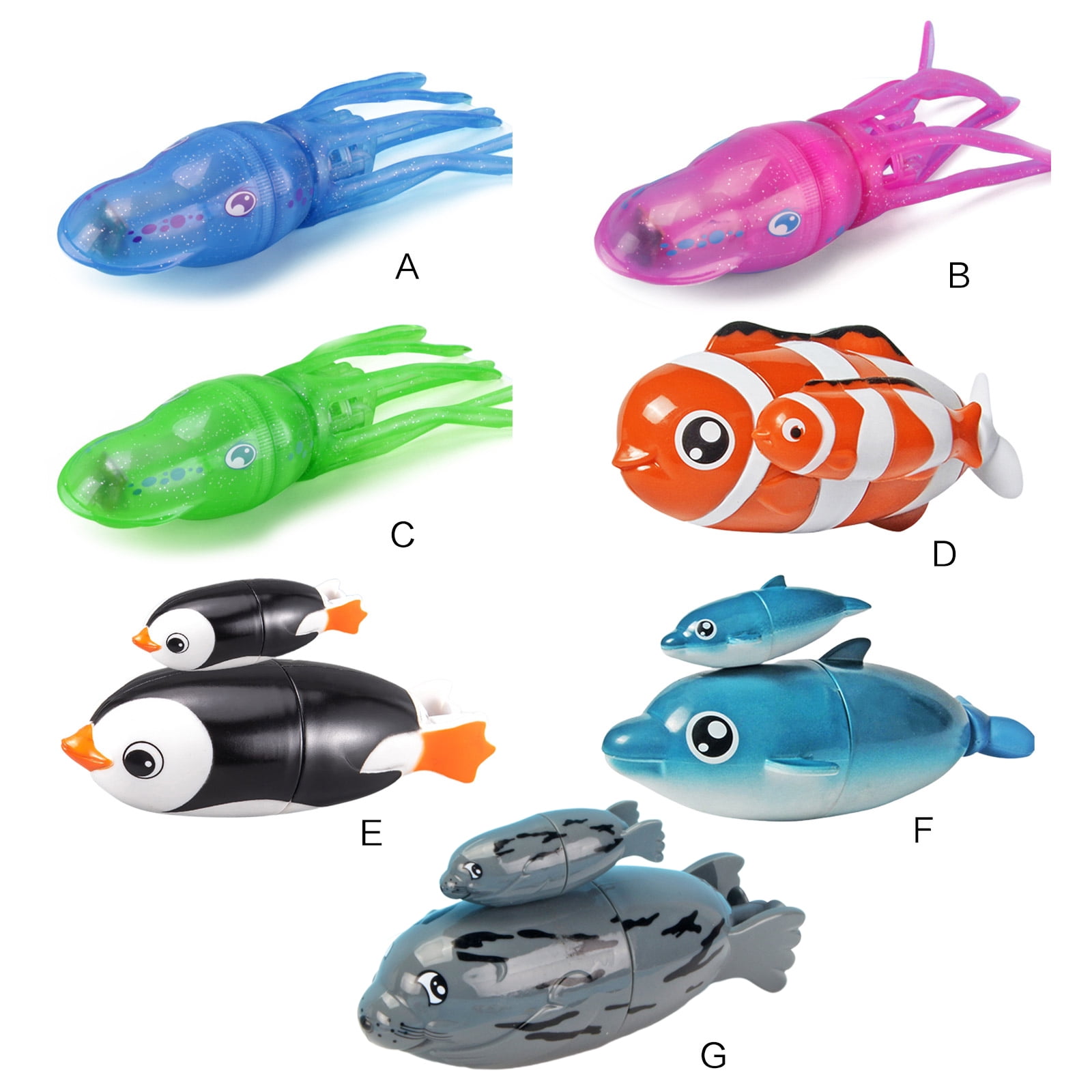 Sofullue Water for Play Bath Toy Floating Fish Boat for Babies Fine Motor  Skill Fish Toy Battery Powered Infant Gift Bath Beach T 