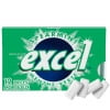 EXCEL, Menthe verte, gomme à mâcher sans sucre, 12 morceaux, 1 emb