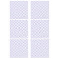 thumbnail image 1 of CTIRCHIU 6PCS Embroidery Handmade Needlework Cross-Stitch Cloth White Cotton for Handiwork Craft, 1 of 4