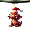 thumbnail image 2 of Zatoumnr 2D Acrylic Xmas Tree Pendant, Contemporary Christmas Decoration for a Modern Holiday Look Christmas Decorations Indoor Outdoor Christmas Gifts for Women Men Family, 2 of 8