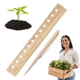 thumbnail image 2 of Plant Spacer Folding Ruler Wooden Interval Ruler Seeding Garden Template Seed Square Template Plant Dibber Spacing Template Wooden Accurate Gardening Tool For Vegetable, 2 of 9