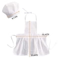 thumbnail image 1 of Bebé recién nacido niña fotografía Prop bebé niña chef trajes chef sombrero delantal conju WinDoo WinDoo, 1 of 2