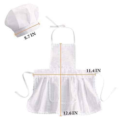 Bebé recién nacido niña fotografía Prop bebé niña chef trajes chef sombrero delantal conju WinDoo WinDoo
