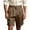 Summer Shorts # Khaki, variant on Mens Shorts Casual Summer Dress Pleated Front Rolled Cuff Lightweight Breathable Chino Bottoms Vacation Outfits Beach Wear Daily Work Slacks With Side Pockets