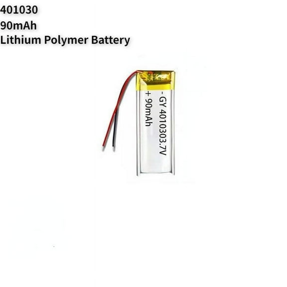 3.7V 90mAh Li-Ion Battery 401030 Lithium Polymer Rechargeable Battery For MP3 MP4 Bluetooth Headset