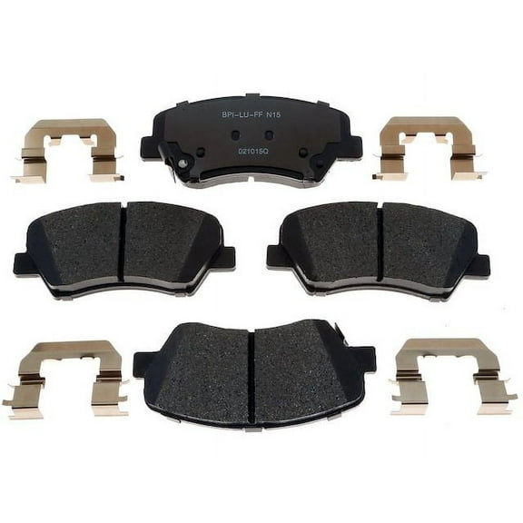 Front Brake Pad Set - Compatible with 2011 - 2016 Hyundai Elantra 1.8L 4-Cylinder 2012 2013 2014 2015