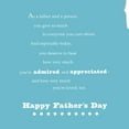 thumbnail image 3 of Hallmark Father's Day Greeting Card for Dad (Admired and Appreciated), 3 of 6