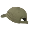 thumbnail image 3 of Balls Pool Rack Embroidered Low Profile Washed Cap - Olive OSFM, 3 of 5