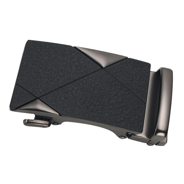 Hebil de cinturón de cuero con trinquete automático de aleación de moda de negocios para hombre, accesorios de cinturón de repuesto con heb 04 Baoblaze Hebilla de cinturón automática para hombres