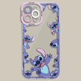 thumbnail image 3 of Cartoon Lilo Stitch Phone Case for Apple iPhone 15 Pro Max 13 14 Plus 12 Mini 11 Pro XR 8 SE 7 6S XS MAX Matte Shockproof Cover, 3 of 5