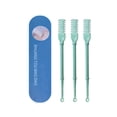 thumbnail image 1 of 2-in-1 Nasal Hair Cutter Double Sided Nose Hair Knife Nostril Hair Remover Tool 360° Rotating Nose Hair Cutter , Manual Nose Hair Cutter With Ear Spoon, 1 of 4