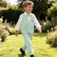 thumbnail image 5 of Odeerbi Niños 4 Pcs Caballero Vestido Formal Traje Chaleco + Traje Pantalones + Corbata + Colgantes Trajes de Boda Conjunto, 5 of 7