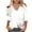 White, variant on Women Fall Clothes Fantastic V Neck Floral Pattern 3/4 Sleeve Tees Tshirts Fall Tops for Holidays My Items