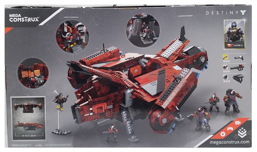mega construx destiny signature series cabal harvester dropship signature series