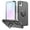 Gray, variant on Designed for T-Mobile Revvl 7 5G Kickstand Hybrid with 360° Rotate Ring Stand Magnetic Hard PC TPU Shockproof + Screen Protectror Phone Case Cover [Red]