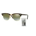 thumbnail image 2 of Ray Ban RB3016 CLUBMASTER 990/9J 49M Shiny Red/Havana/Green Flash Gradient Sunglasses For Men For Women, 2 of 5