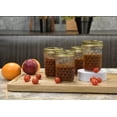 thumbnail image 6 of Mainstays 8 oz Mason Jars, Regular Mouth Quilted Half Pint Canning Jars with Lids and Rings, 12-Pack Small Glass Jars for Home Canning and Gifting, 6 of 12
