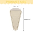 thumbnail image 2 of Uxcell 3 Pack Scissors Sheath, 2.9" x 1.5" Scissors Cover Protector PU Leather Portable Collect Bags for Eyebrow Trimming Beauty Tool Protection, Gold, 2 of 7