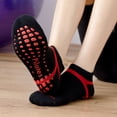 thumbnail image 2 of 2 uds calcetines de Yoga elásticos antideslizantes transpirables señora chica baile Fitness calcetín Likrtyny Deportes al aire libre Salida diaria Juego de fiesta, 2 of 9