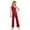 Burgundy, variant on Aislor Girls One Shoulder Sequined Pageant Romper Ball Gown Sleeveless Party Jumpsuit Pants Navy Blue 8