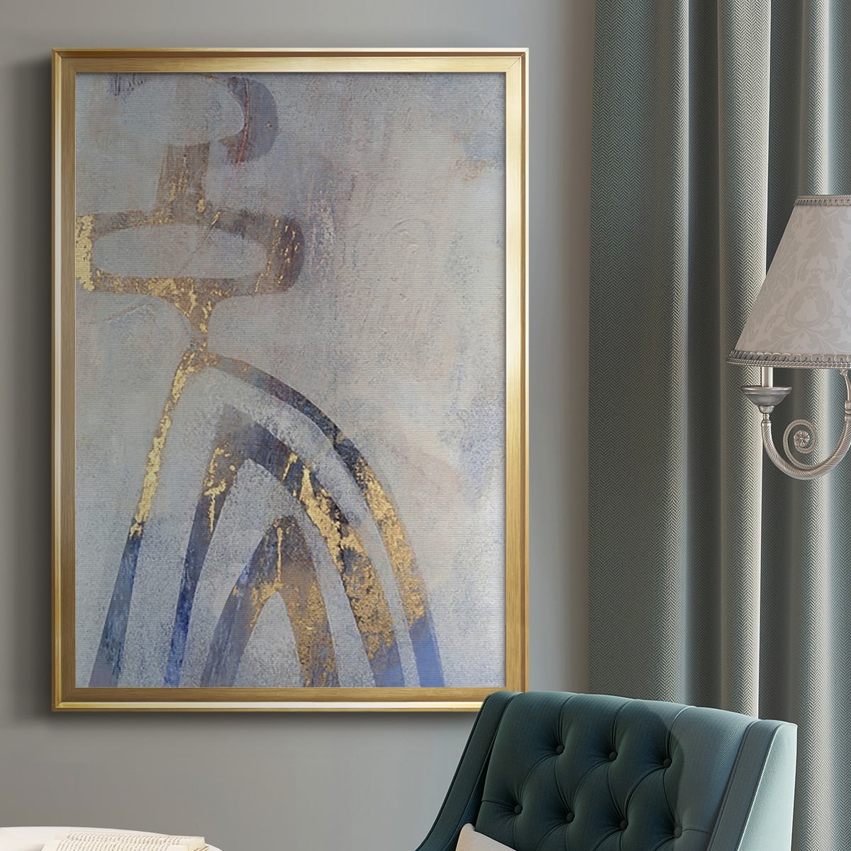 Linx III Premium Framed Print, in Gold, Black, or Silver - Ready to Hang