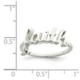 thumbnail image 5 of Sterling Silver Polished 'Faith' Ring, 5 of 7