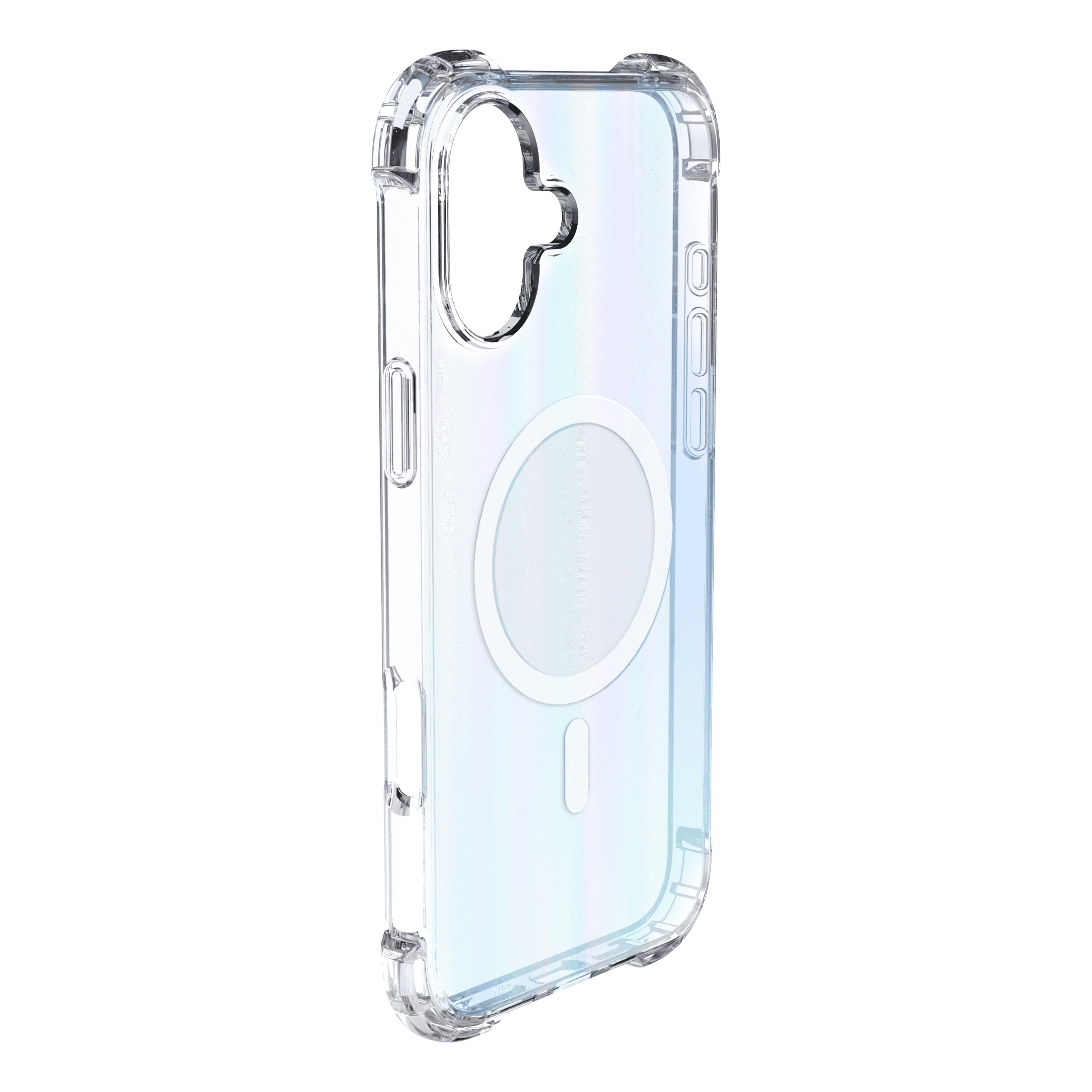 onn iPhone 16 Plus Case with MagSafe Magnet for Apple, Iridescent