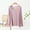 Pink, variant on Qepwsc Women's Long Sleeve Underwear Lightweight Baselayer Shirt Women Clothing Comfortable Winter Tops