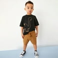 thumbnail image 6 of Toddler Boys Short Sleeve Dinosaur Prints T Shirt Tops Shorts Child Kids 2PC Set Outfits Clothes, 6 of 8