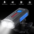 thumbnail image 4 of Faro Bicicleta WEST BIKING USB 1000 lúmenes Luz para bicicleta Base giratoria de 360 ° con bocina Eq WEST BIKING Faro Bicicleta, 4 of 7