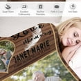 Customized Memorial Blankets And Throws, Love Memory Memory Blanket For
