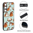 thumbnail image 2 of WIRESTER Shockproof Soft Rubber Cover Case for Samsung Galaxy S24 FE 6.7", English Bulldog Funny Playful Postures on Green BG, 2 of 5