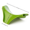 thumbnail image 3 of Odenmar-Silicone Clip-On Pot Pour Spout, Heat-Resistant Anti-Drip Pouring Aid for Pots, Pans and Bowls.2 Pack, 3 of 6