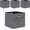 Black, variant on 13×13×13 Inch Fabric Storage Cube Bins, Foldable Cube Organizer Boxes with metal Handles, Collapsible 4-Pack Storage Baskets for Closet, Shelf, Bookcase & Bedroom – Secret Meadow Green